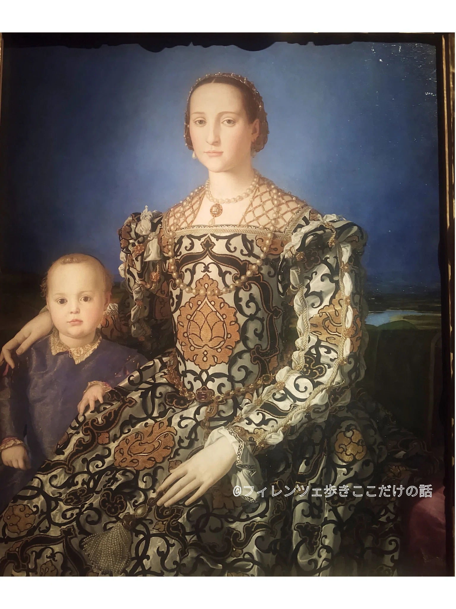 18世紀フィレンツェ額装版画 ストロッツィ宮殿とケンタウロス ジュゼッペ・ゾッキ フィレンツェ公主夫人の肖像画｜フィレンツェ歩き ここだけの話