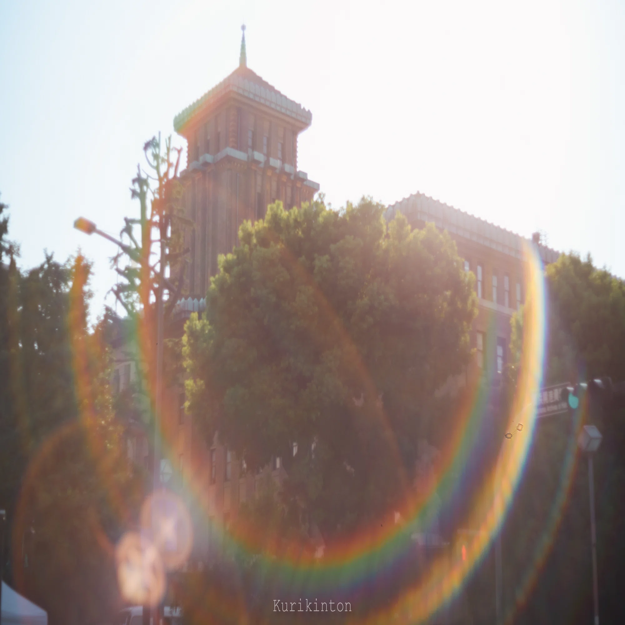 ?虹のフレア祭り?：Super-Takumar 55mm f1.8｜栗きんとん