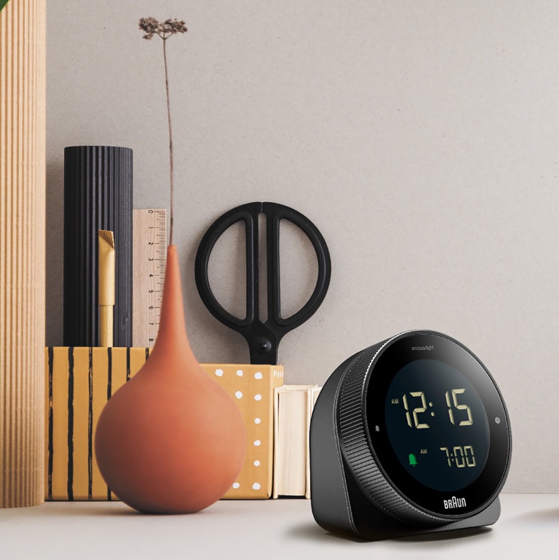 当時物・完動品】BRAUN AB1 名作時計 ドイツ製