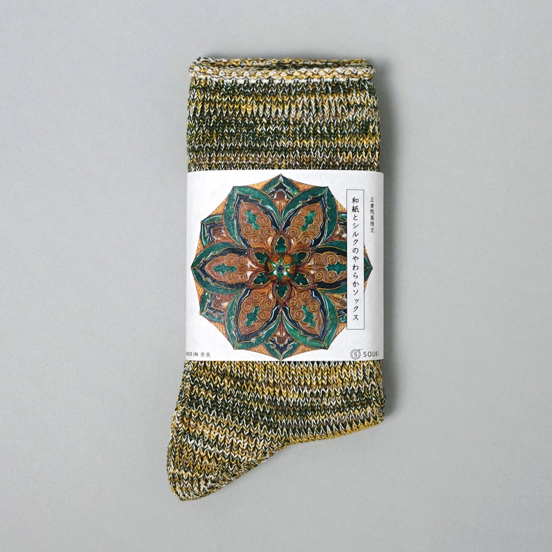 お知らせ】正倉院展のコラボアくつ下、今年も発売決定！正倉院宝物