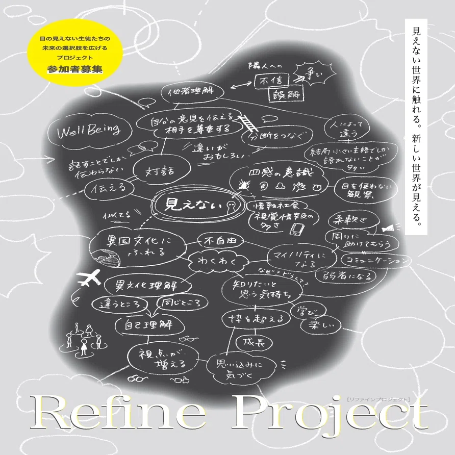 Refine(リファイン) Project〜視覚に障がいのある生徒の将来の選択肢を