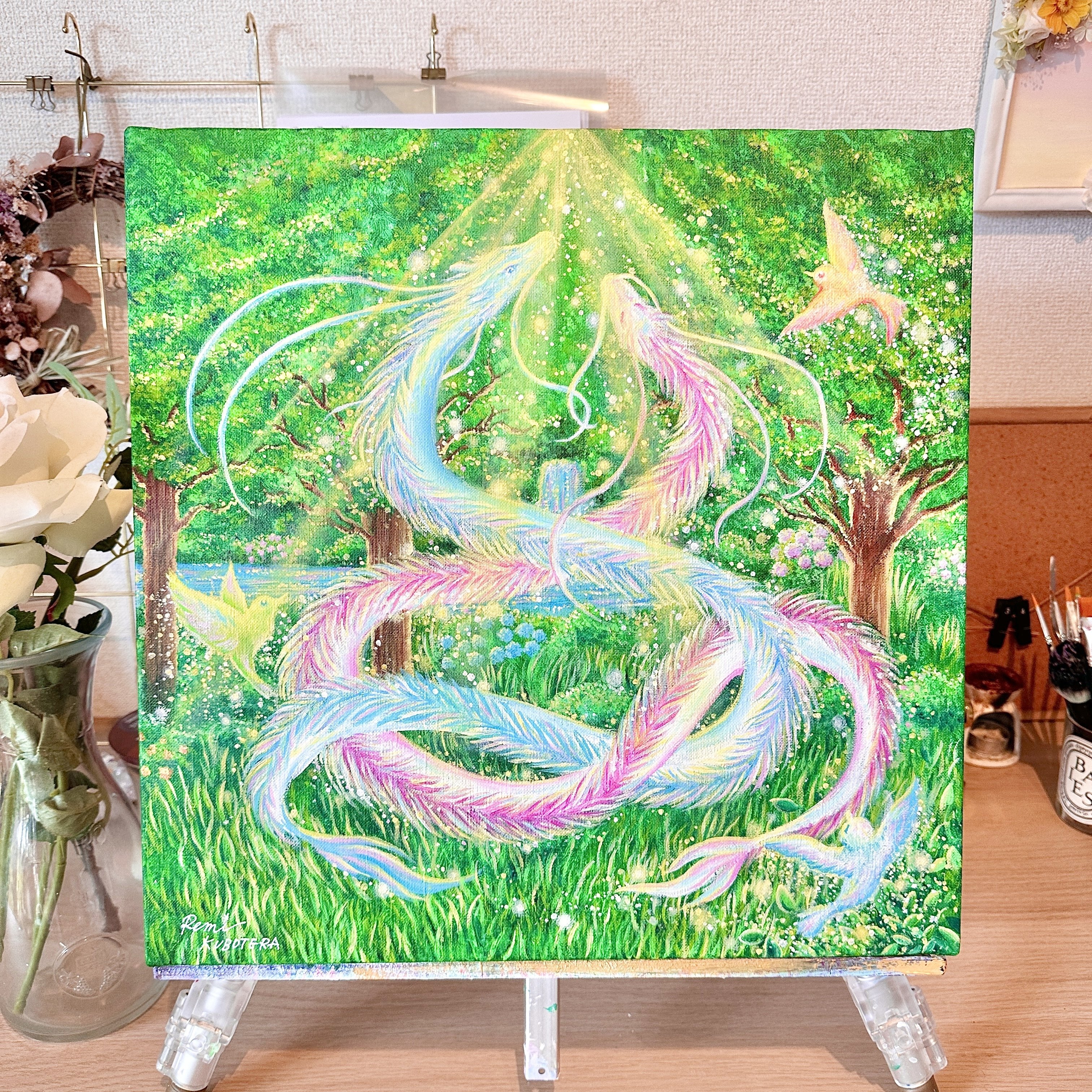 リメンブランス Remembrance アート art note 絆”オーダー作品｜Remi Kubotera/画家、アーティスト👩‍🎨