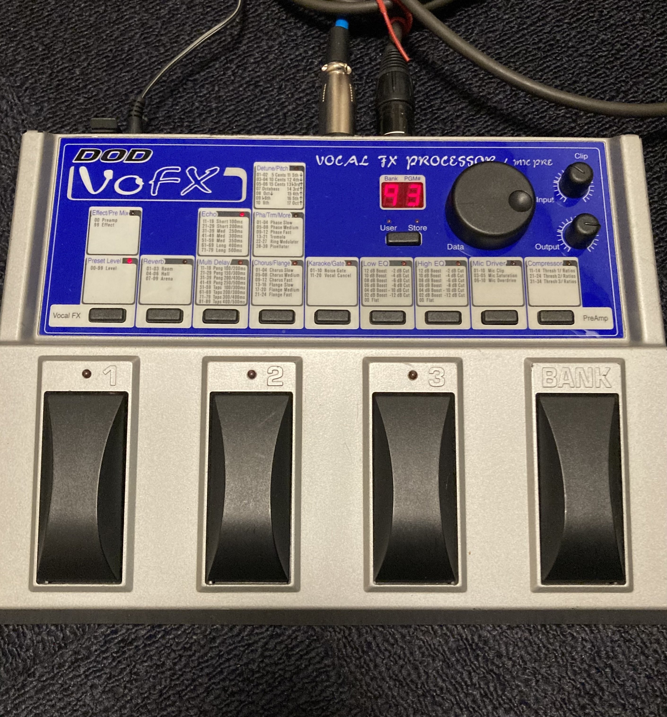 DOD VOFX ボーカルエフェクター DOD VOFX ボーカルエフェクター 楽器・機材