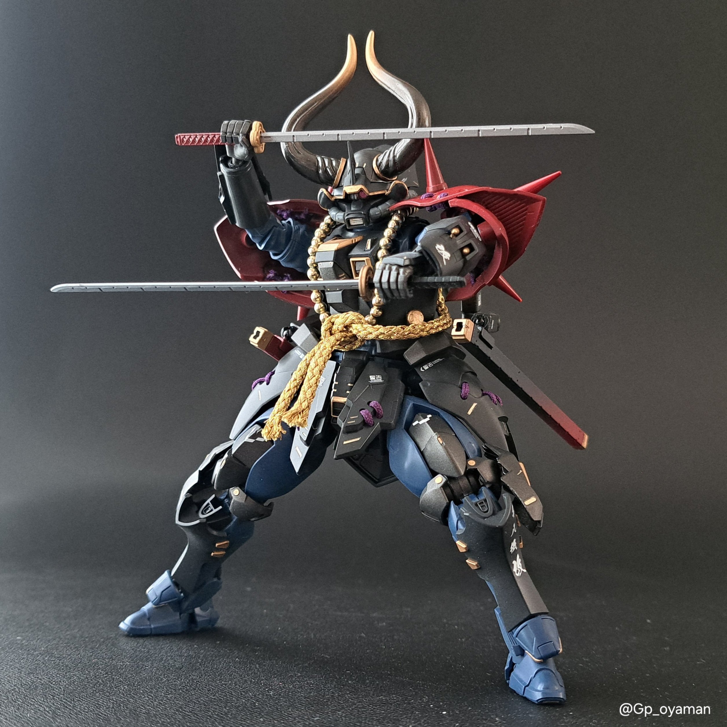 ガンプラミキシング改造】武士イフリート完成|おやまん ガンプラミキシング改造】武士イフリート完成|おやまん