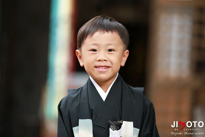 枚方市の春日神社で七五三出張撮影