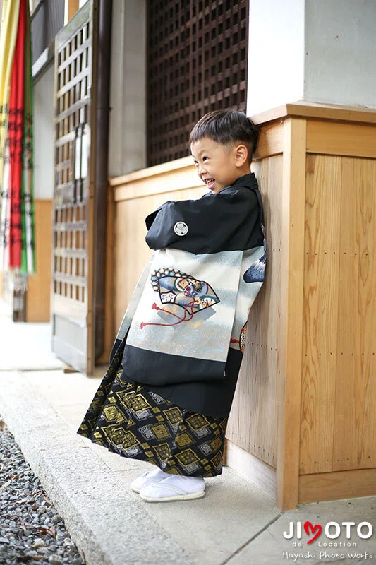 枚方市の春日神社で七五三出張撮影