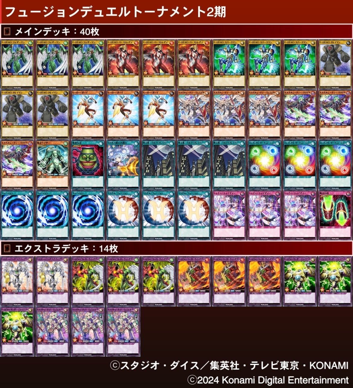 遊戯王ラッシュデュエル】フュージョンデュエルトーナメント第2期感想