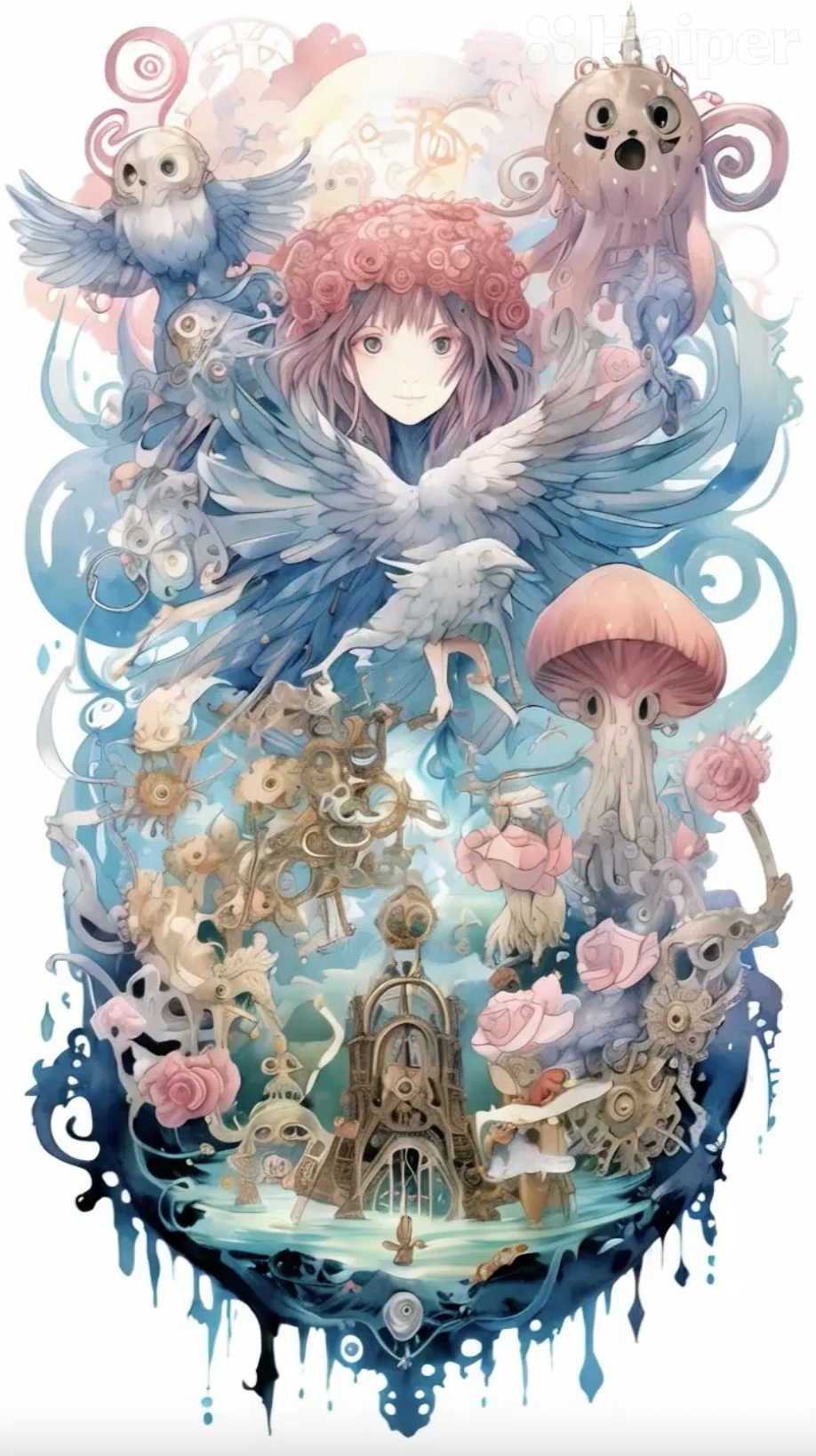 万華曼荼羅」番外編「天使曼荼羅」番外19 Mandala of Angels Outsize19