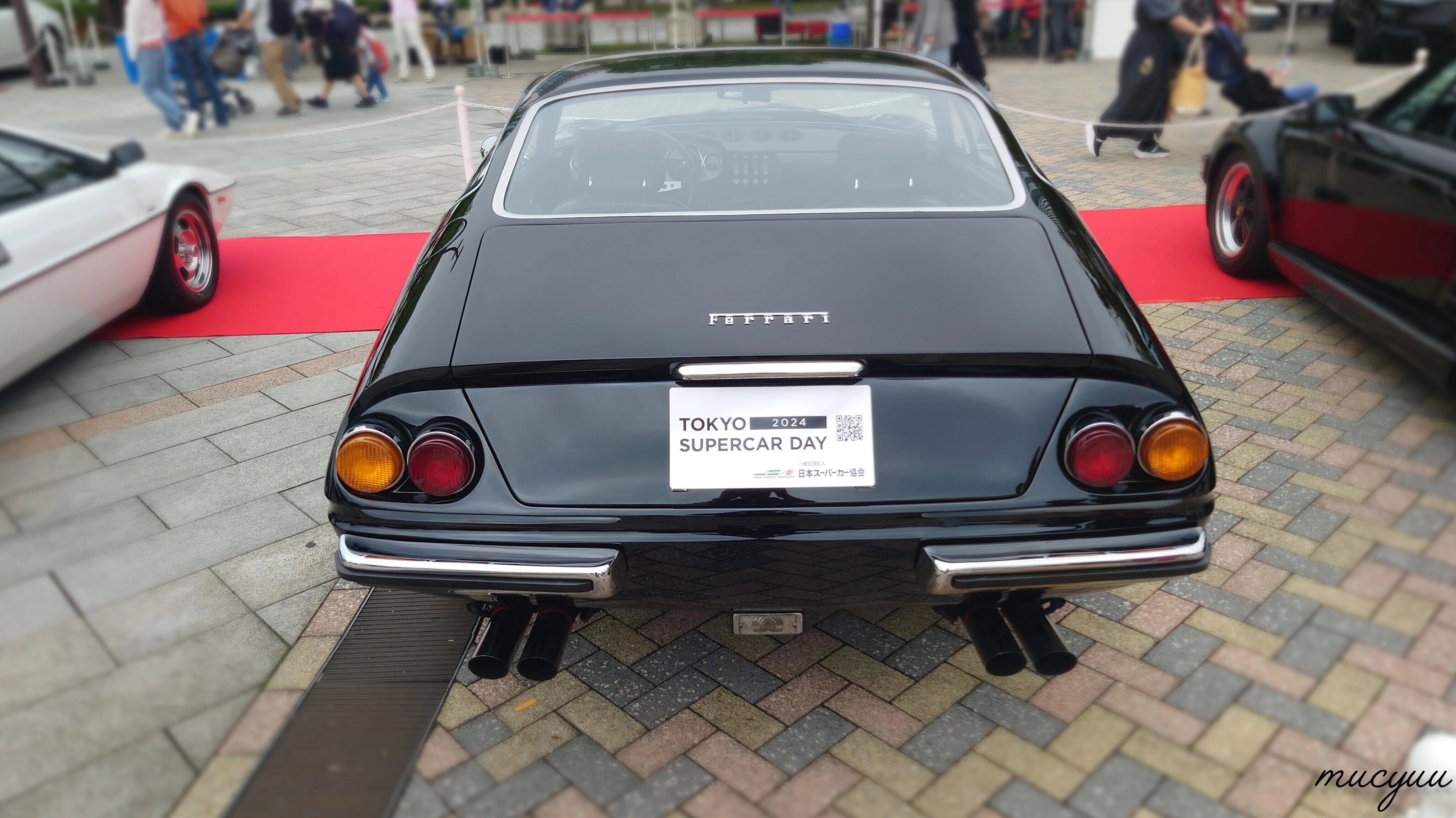 フェラーリ365GTB4ディトナを見学する事ができましたFRベルリネッタの