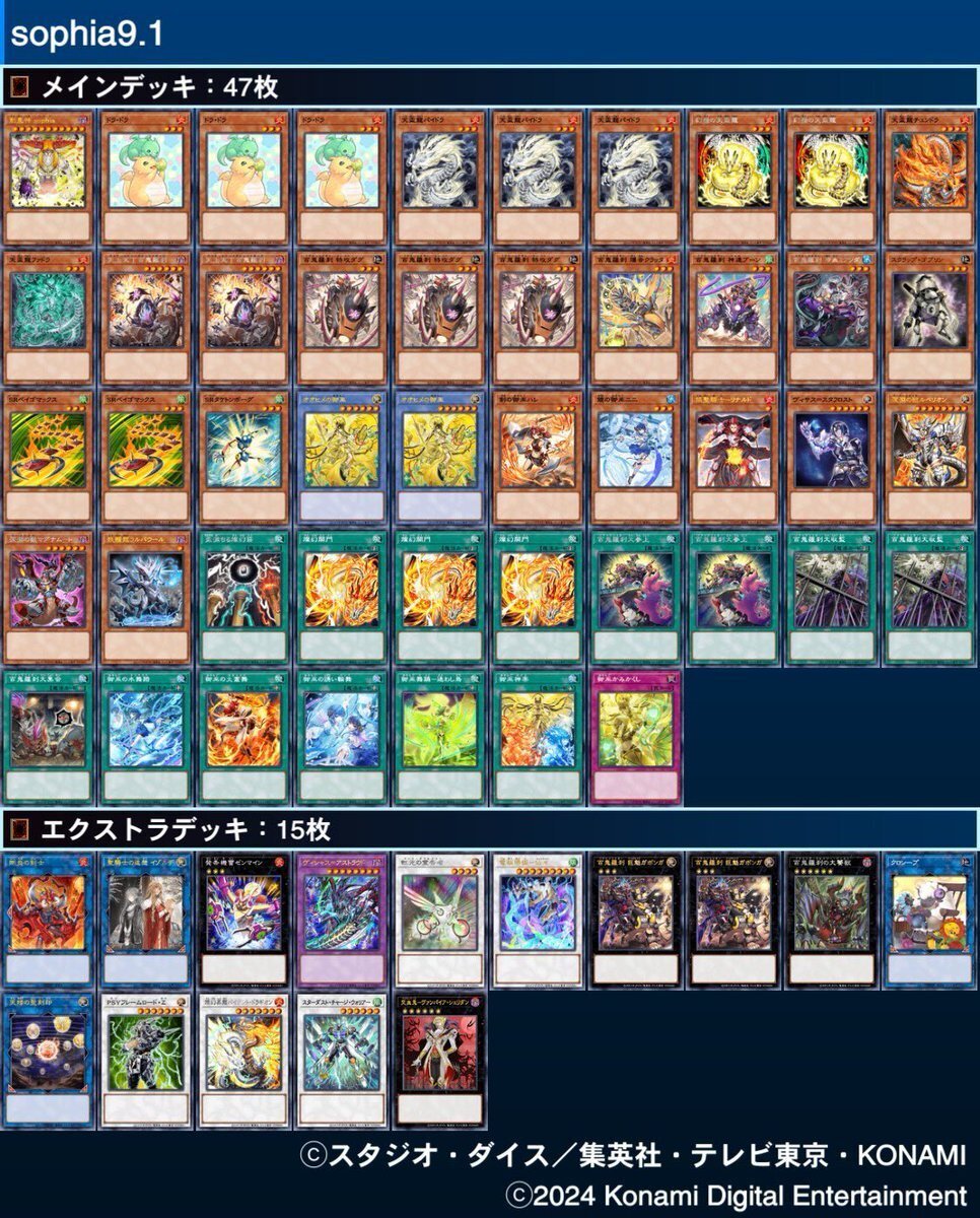遊戯王デッキ紹介】創星神sophia9.0｜からばこ