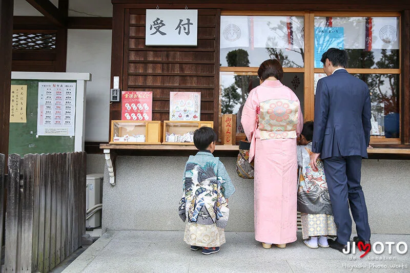 豊中稲荷神社で七五三出張撮影