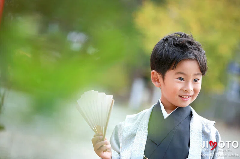 豊中稲荷神社で七五三出張撮影