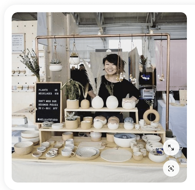 ハンドメイド】アクセサリー収納アンティーク調 マルシェ什器にも