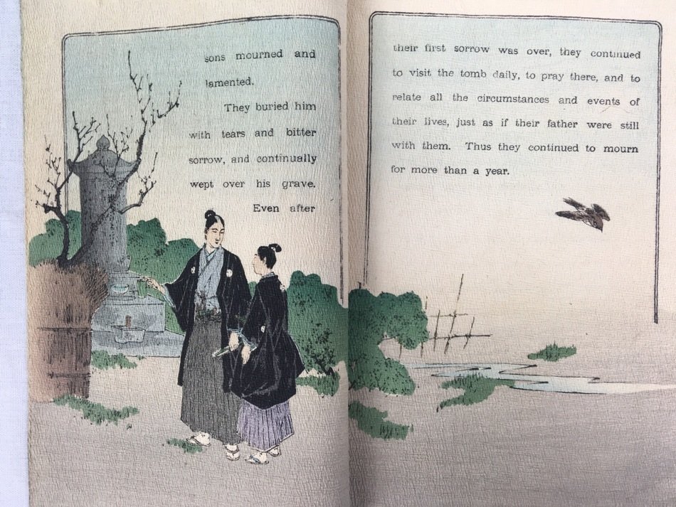 日本の花と家族愛にインスピレーションを得たちりめん本｜極東書店