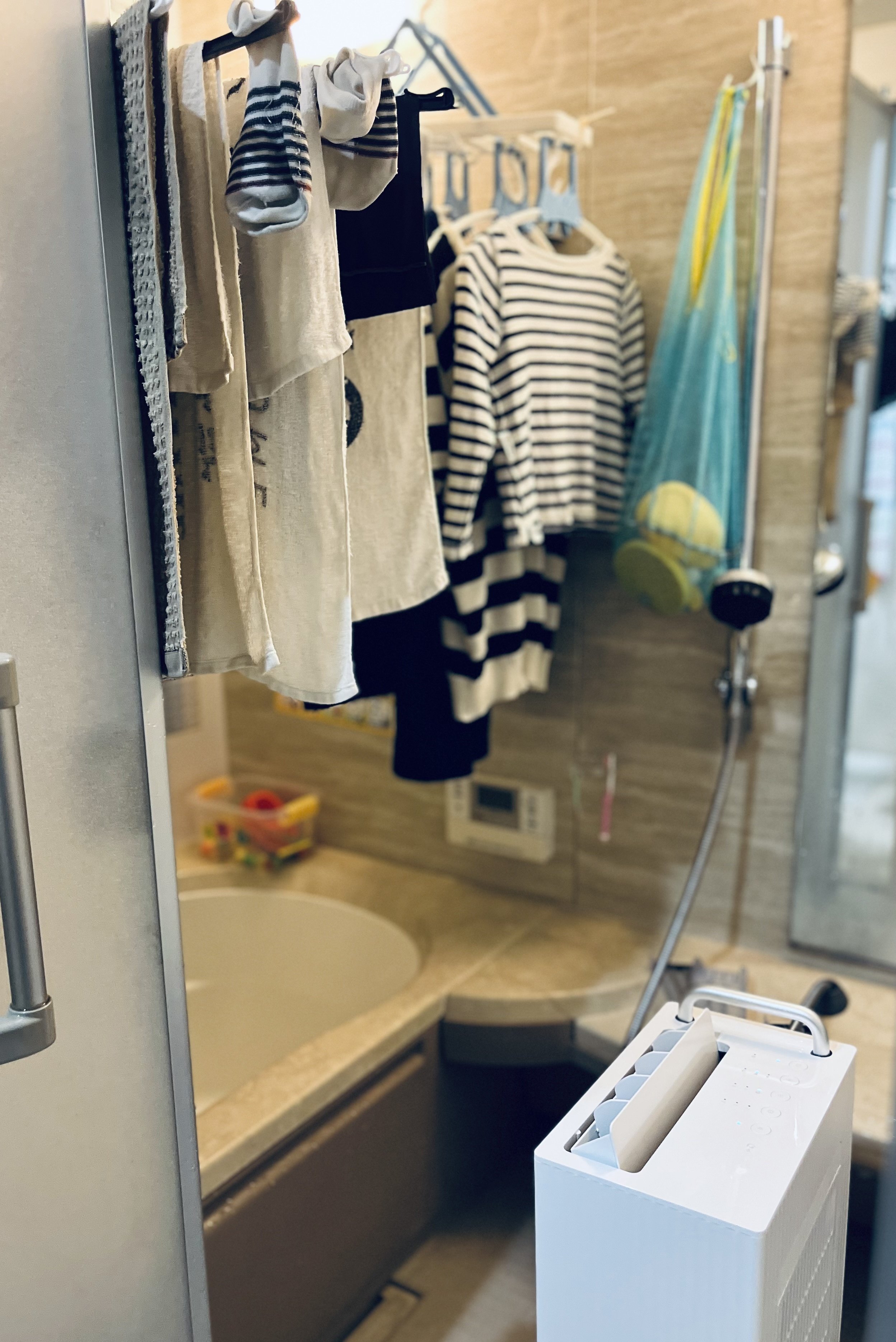 cado ROOT 7200｜浴室内で部屋干しするために除湿機を購入した｜mame