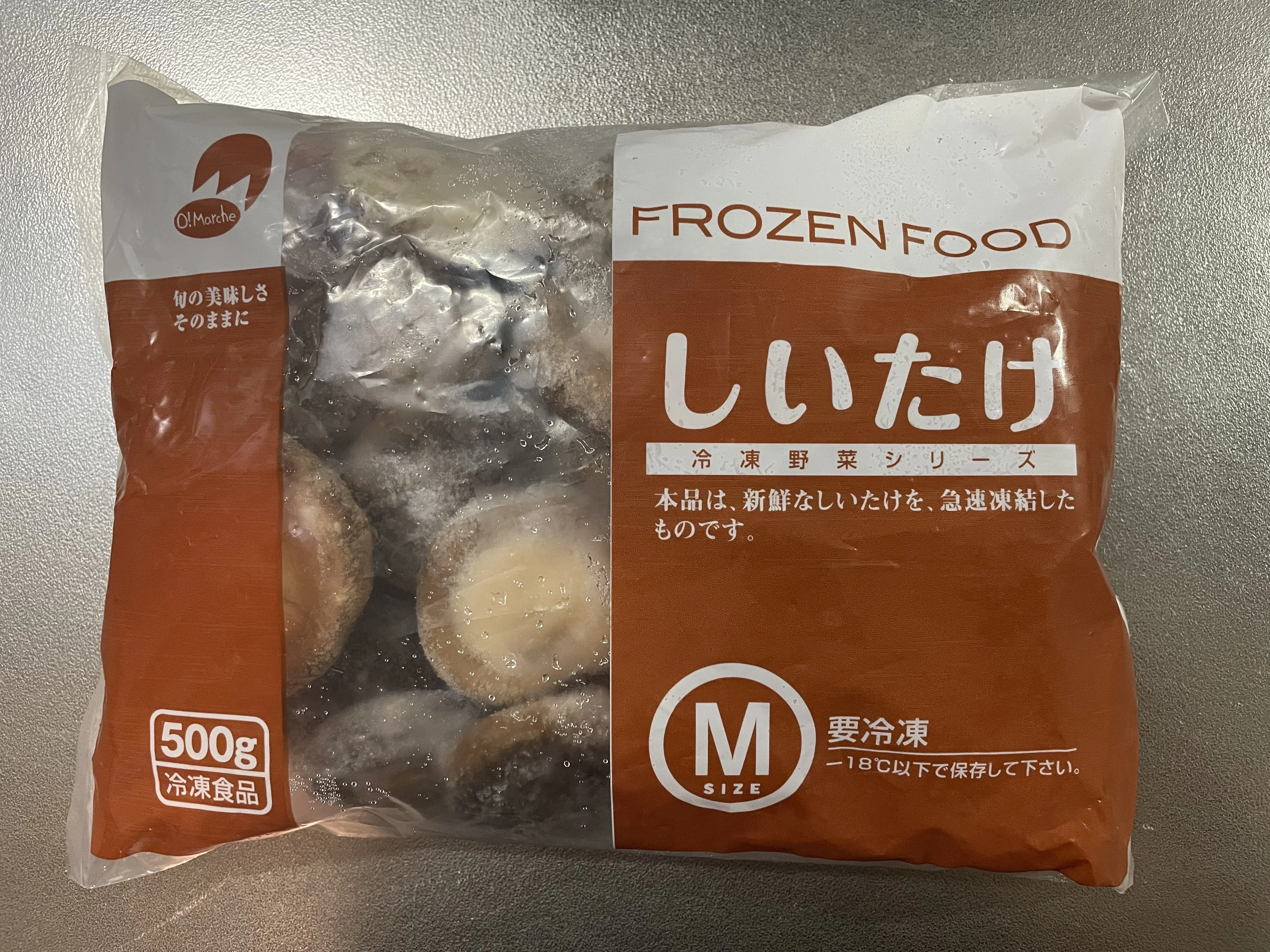OM 冷凍椎茸(M) 500g｜ヤングアミカ