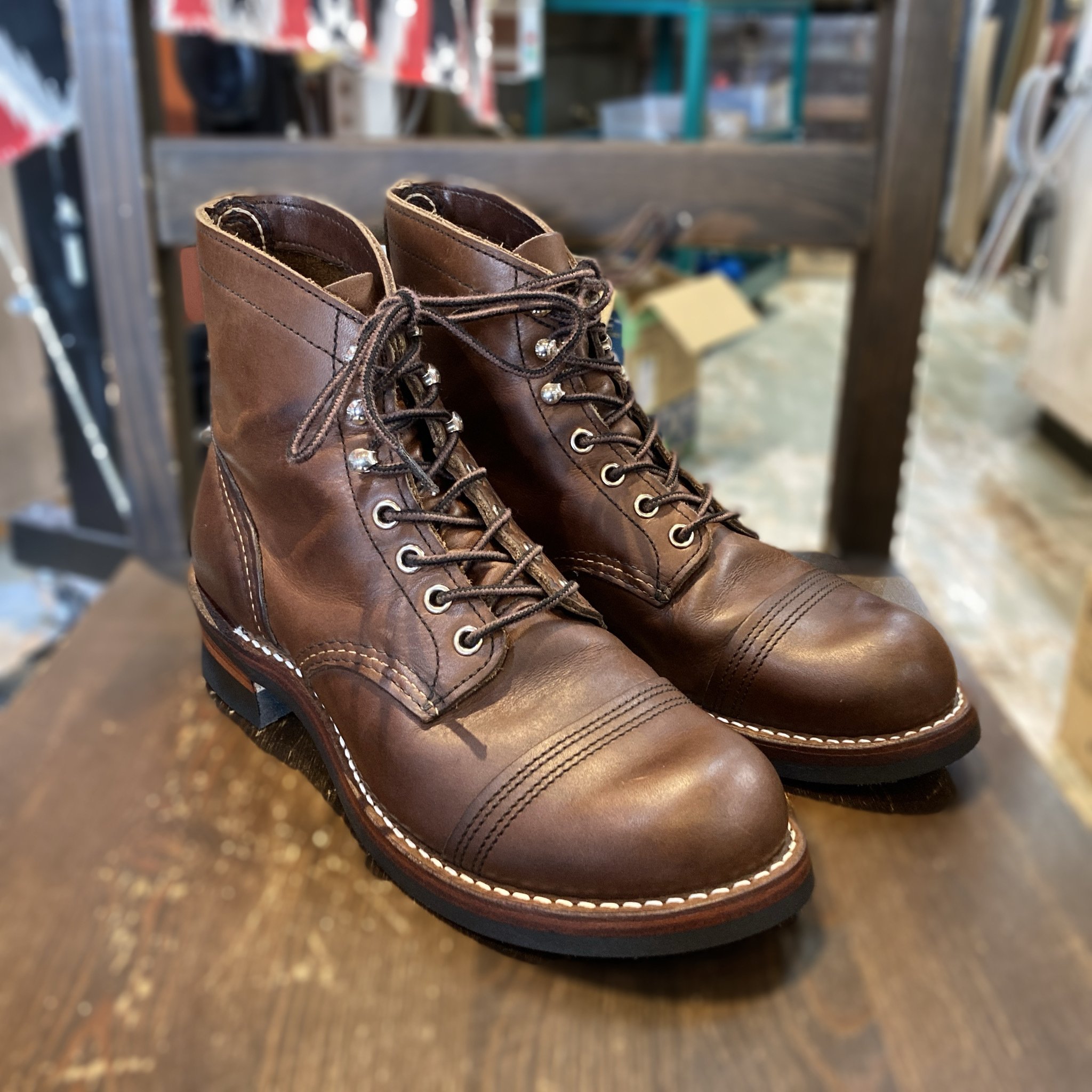 Resole/ソールカスタム】Red Wing#8081 IRON RANGE/アイアン Resole/ソールカスタム】Red Wing#8081 IRON RANGE/アイアン