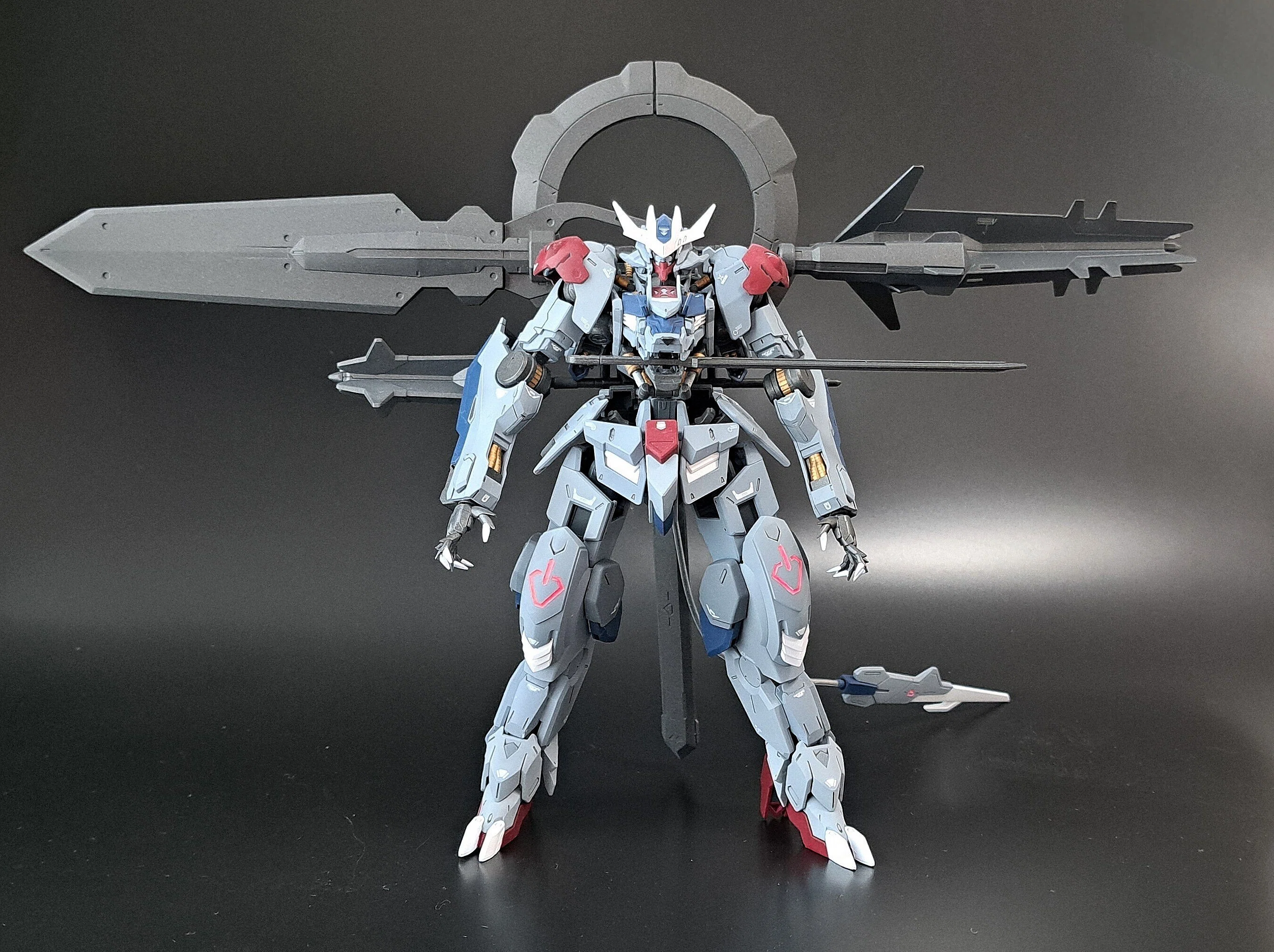 MG(マスターグレード) ガンプラ　ガンダムバルバトスルプスレクス　ミキシング MG ガンダムバルバトス → MG ガンダムバルバトスルプス 改造開始