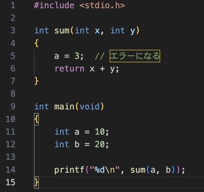 C言語】スコープ ローカル変数 グローバル変数｜C言語自己学習用note