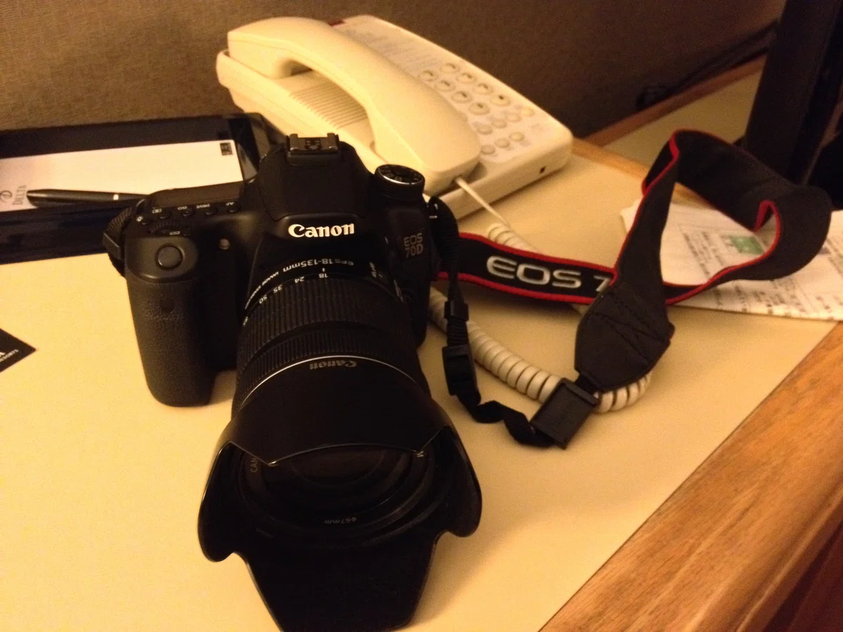 10年前に初めてのデジカメ、それも借り物でしたCanon EOS 70D との1 