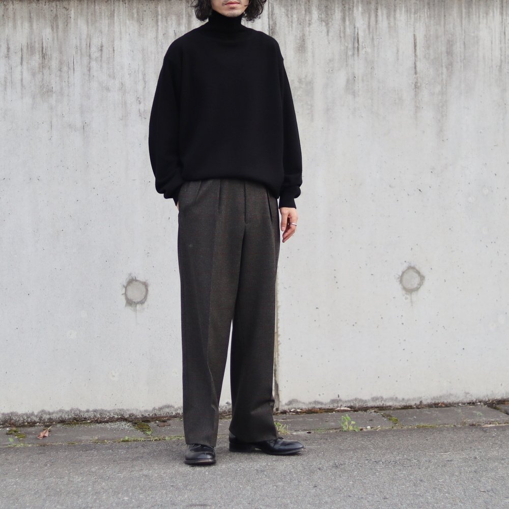 □洗練カシミヤ100％ 定2.9万 日本製 新品 BLACK LABEL