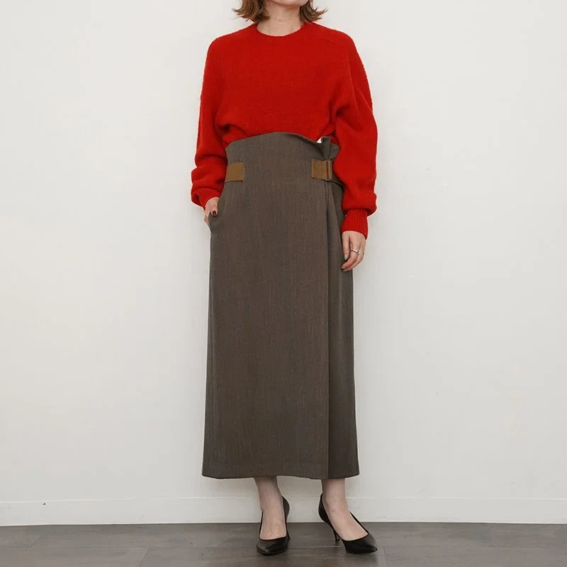 これからの季節の主役スカート【YLEVE】WOOL RAYON TWILL WRAP これからの季節の主役スカート【YLEVE】WOOL RAYON TWILL WRAP