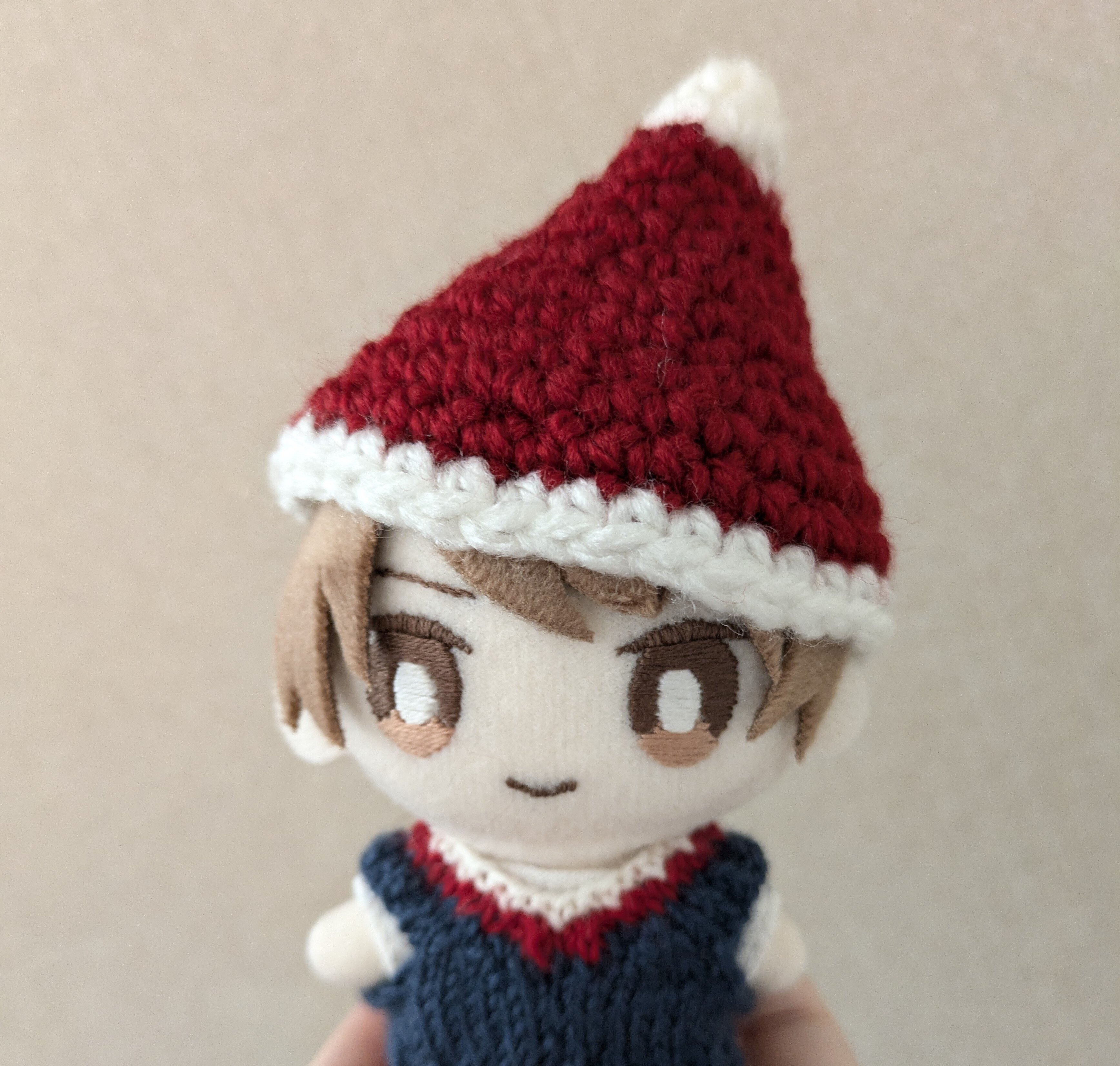 かぎ針・編み図】ぬい用サンタクロースの帽子｜イクミ 193_amimono