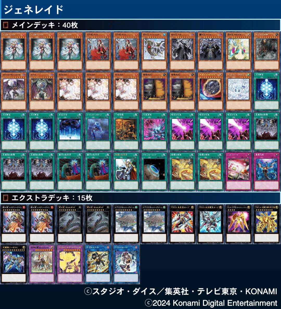 テーマ・デッキ解説#1】王(ジェネレイド)をすこれ｜タコです@遊戯王等