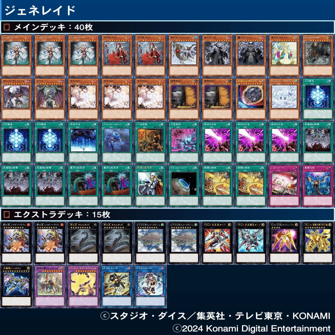 テーマ・デッキ解説#1】王(ジェネレイド)をすこれ｜タコです@遊戯王等