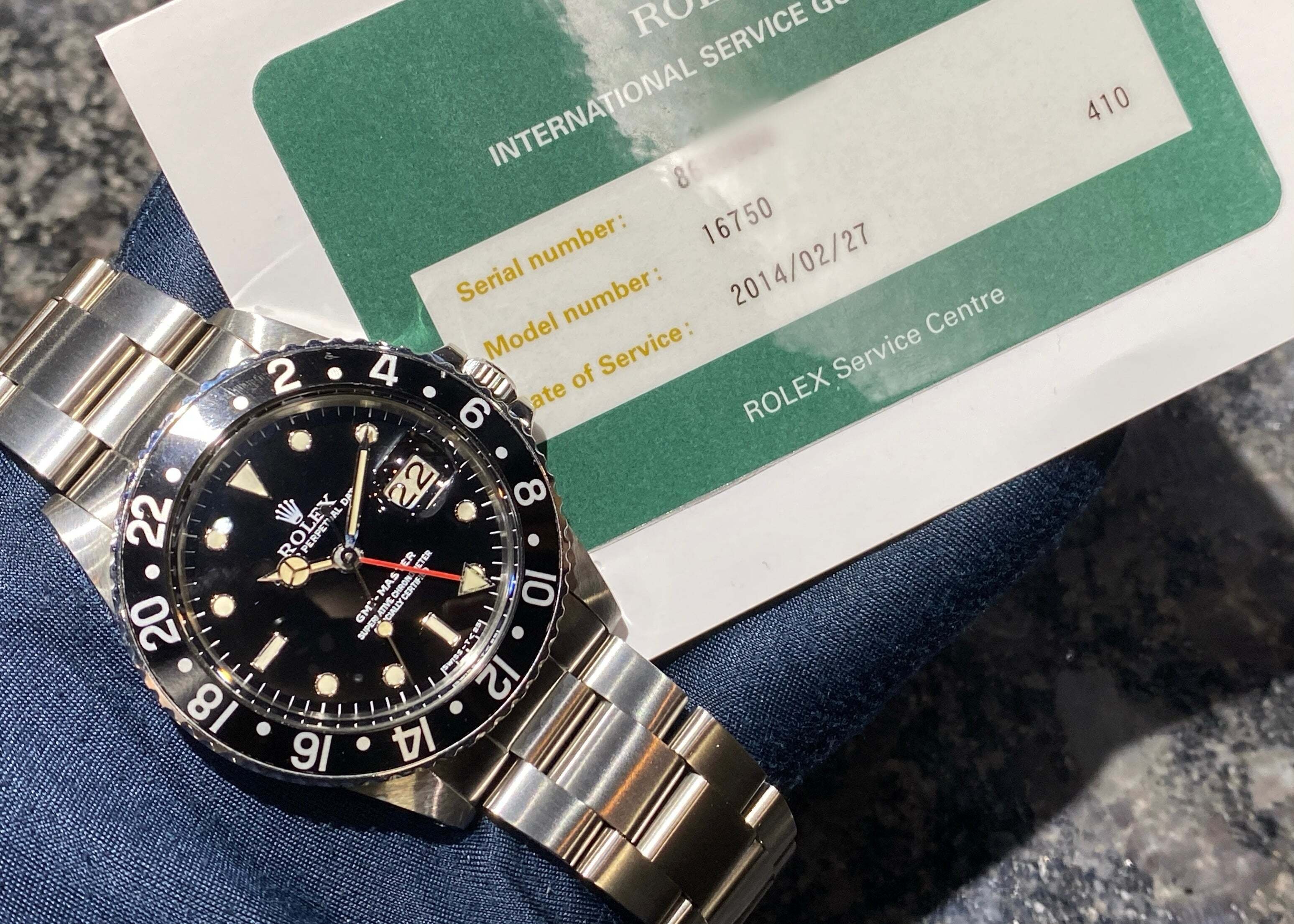 D-LIKE、その他 ブラックインサート!バキバキ優良個体！ GMTマスター16750 84年 オール