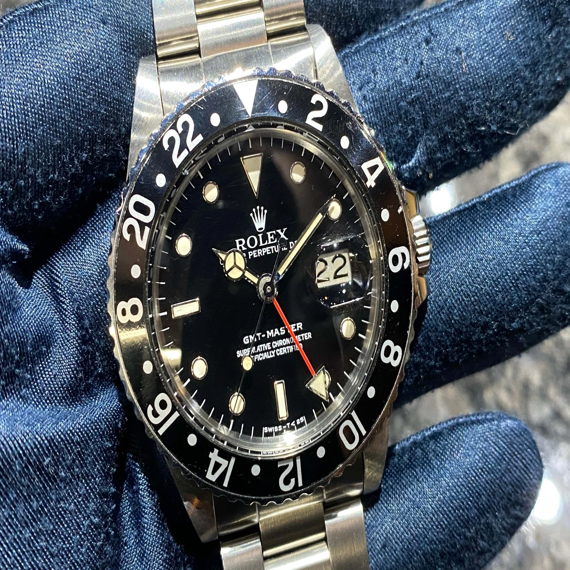 ブラックインサート!バキバキ優良個体！ GMTマスター16750 84年 オール 