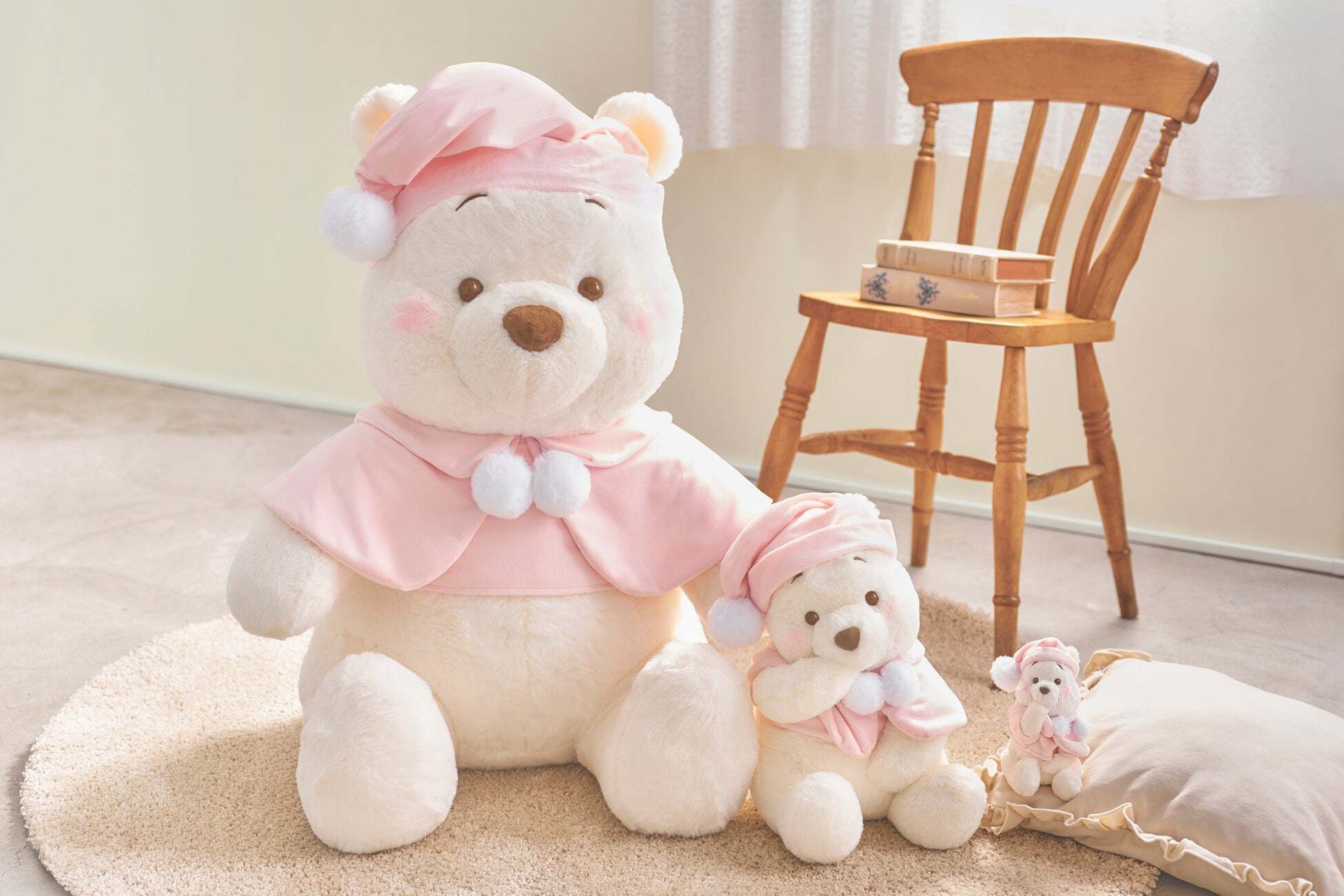 プーさん 長袖カーディガン ルームウェア M WHITE POOH ディズニーストア プーさん 長袖カーディガン ルームウェア ホワイト M