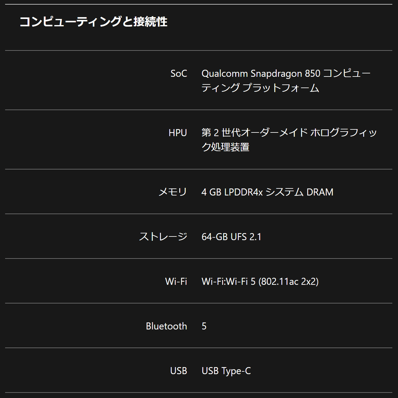 Microsoft HoloLens 2とは？空間認識と視線追跡の最先端技術の仕様と