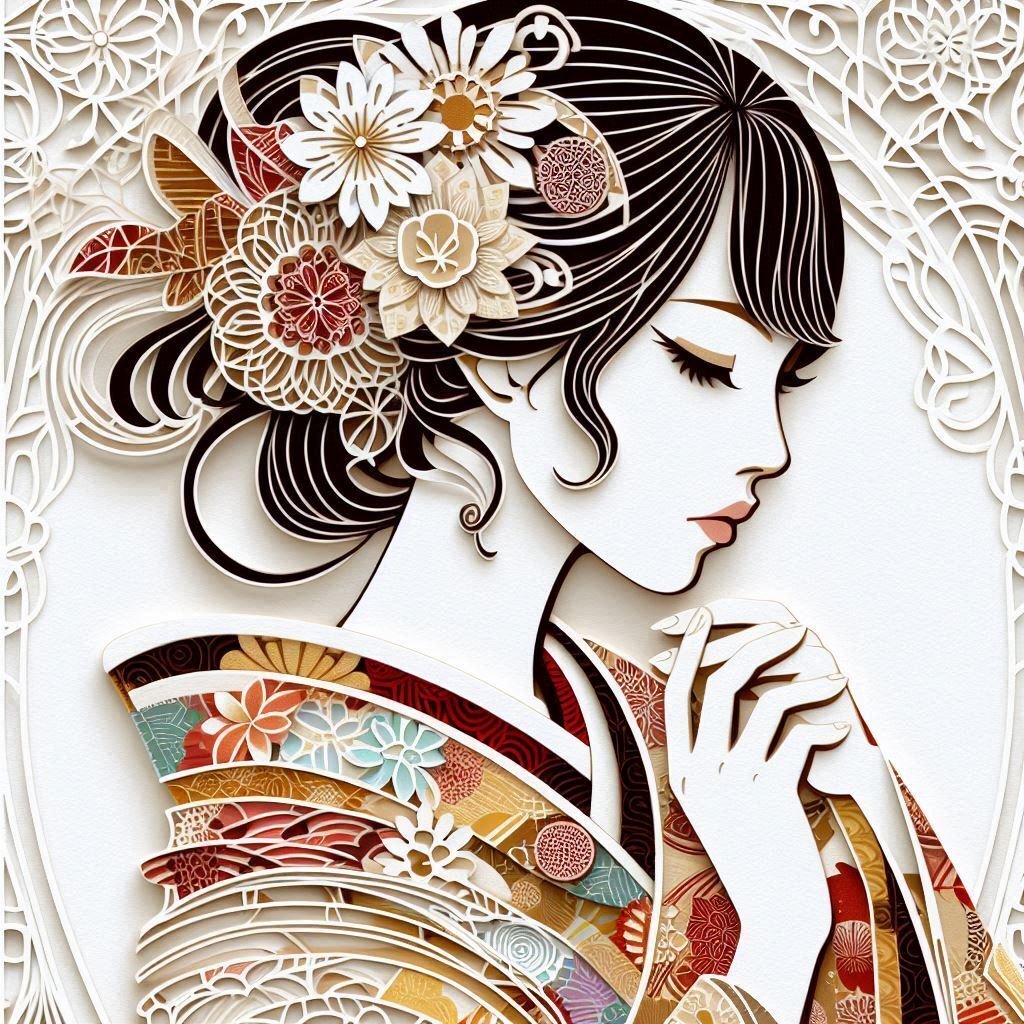 Microsoft Designerで切り絵｜レイレイ