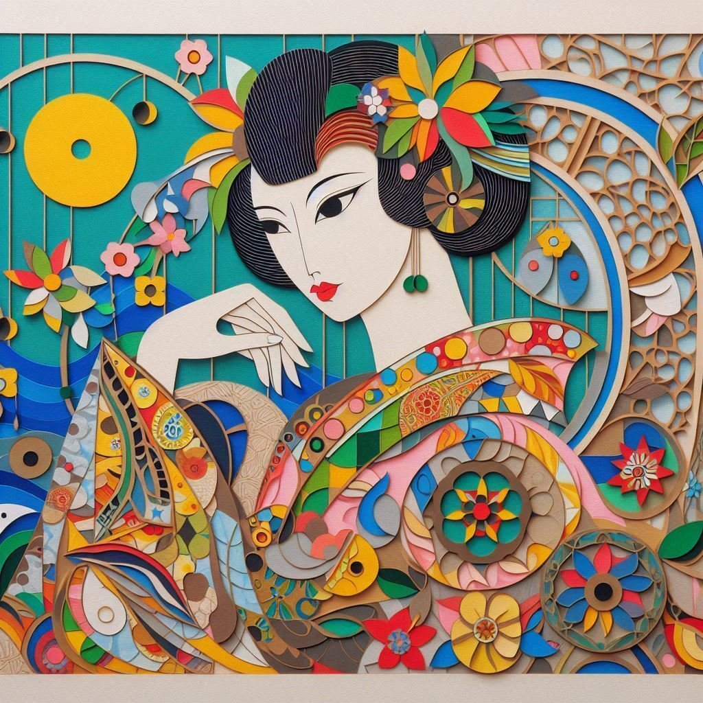 Microsoft Designerで切り絵｜レイレイ