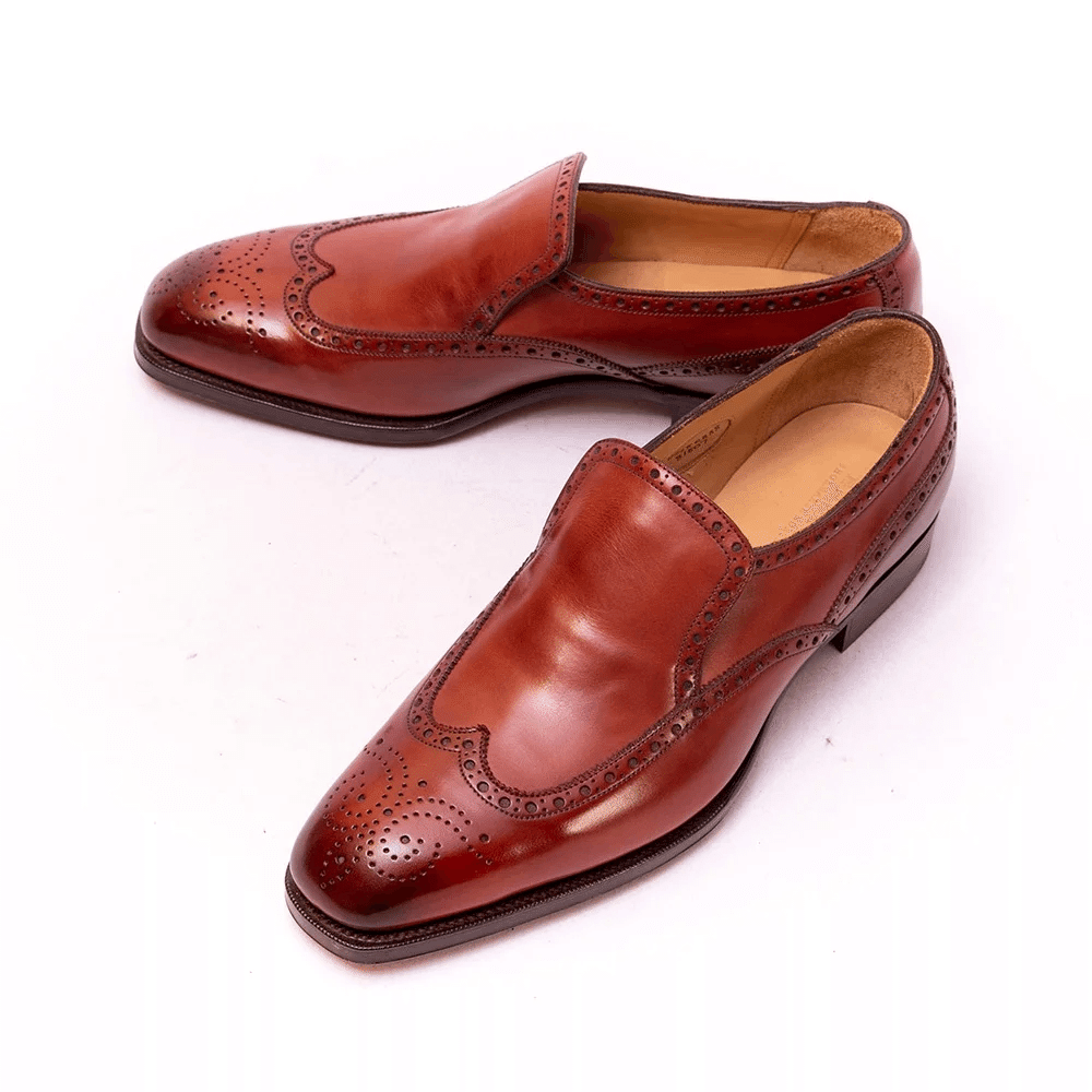 片足わずか1秒で脱ぎ履きできる革靴『エラスティックシューズ』〜②