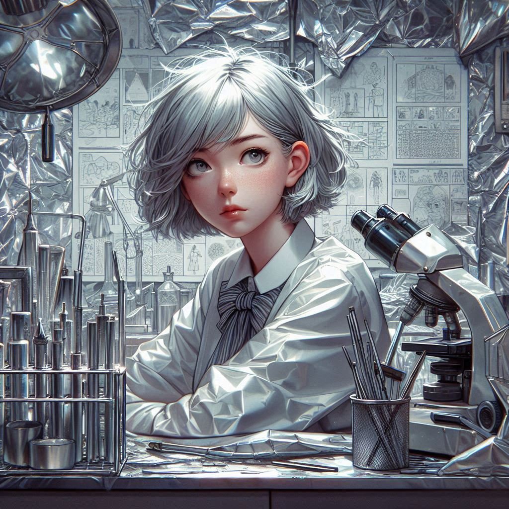 実験的現代美術】Reflect-Print｜AI×人×アルミホイル 実験的現代美術