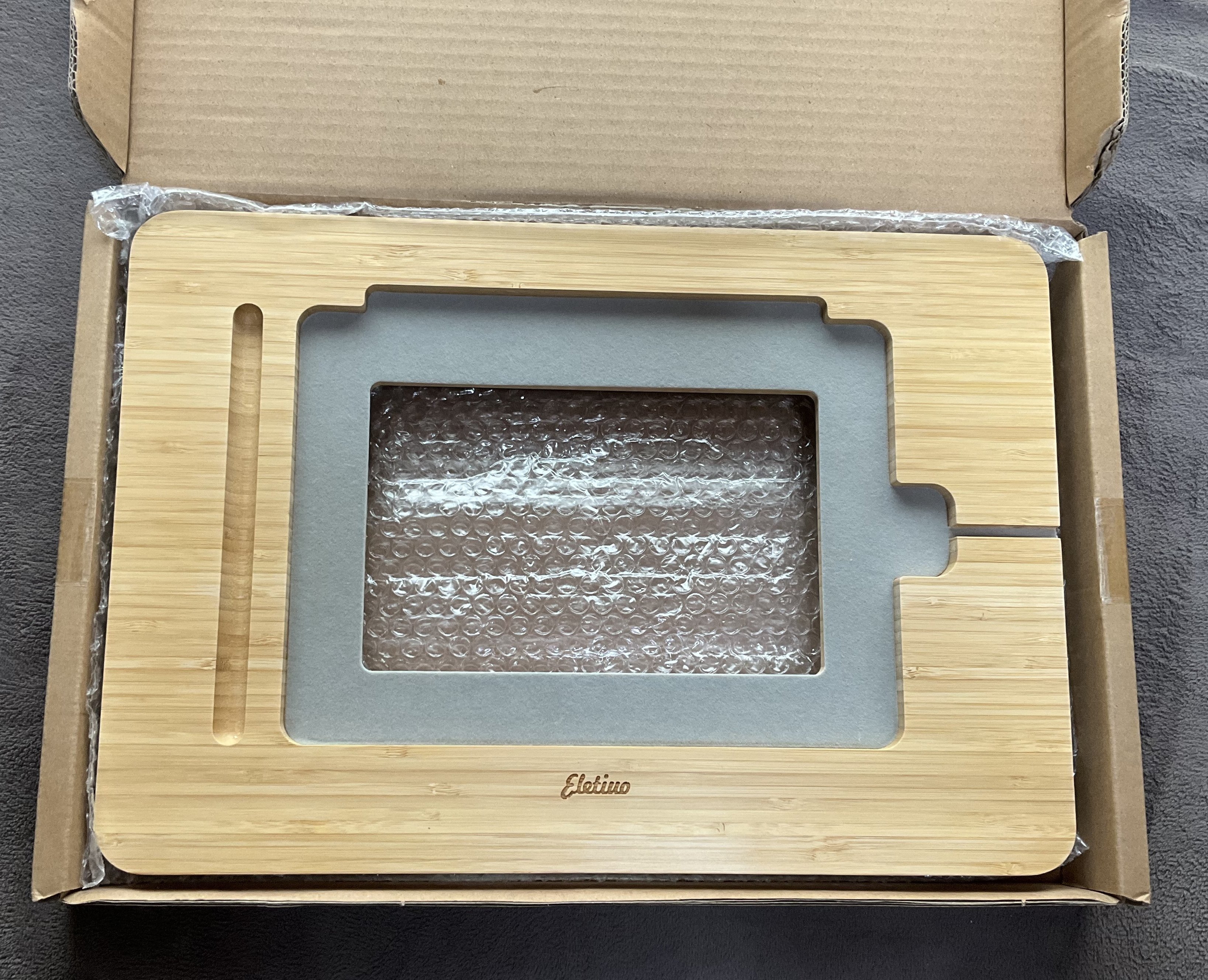 竹製 木製i pad 絵描きスタンド 折りたたみ式 Amazon | ELEKOOCON竹製木製ipad 絵描きスタンド、鉛筆と充電