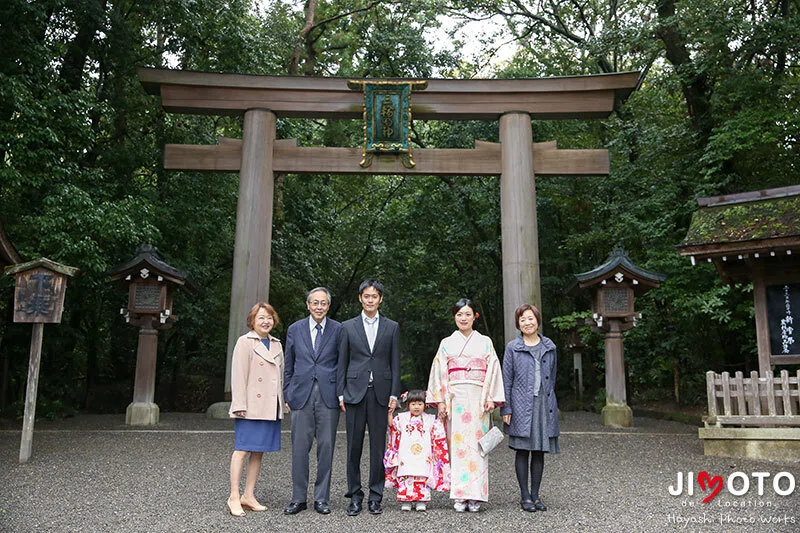 大神神社の七五三出張撮影