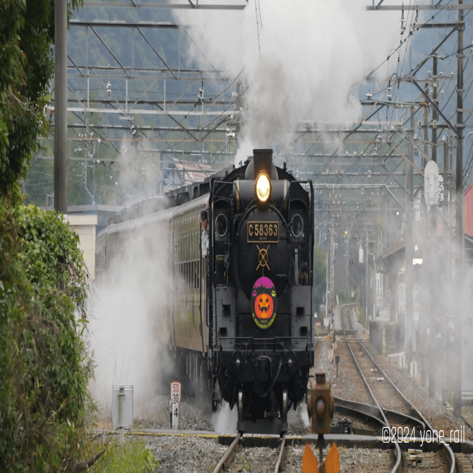 SL機関車ライト 秩父鉄道SL HALLOWEEN EXPRESS｜yone