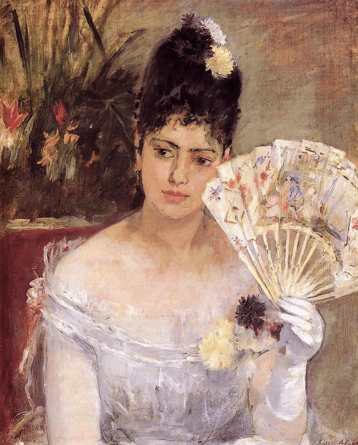 すみれの花束をつけたベルト・モリゾの解説:MuseumAnote