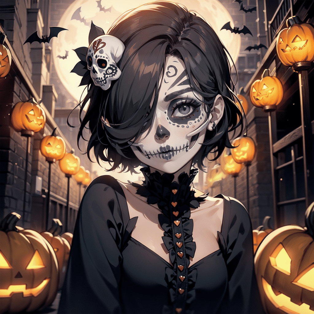 AIで作る！今が旬、ハロウィーンの魅力あふれる画像特集🎃｜SABA_CANの