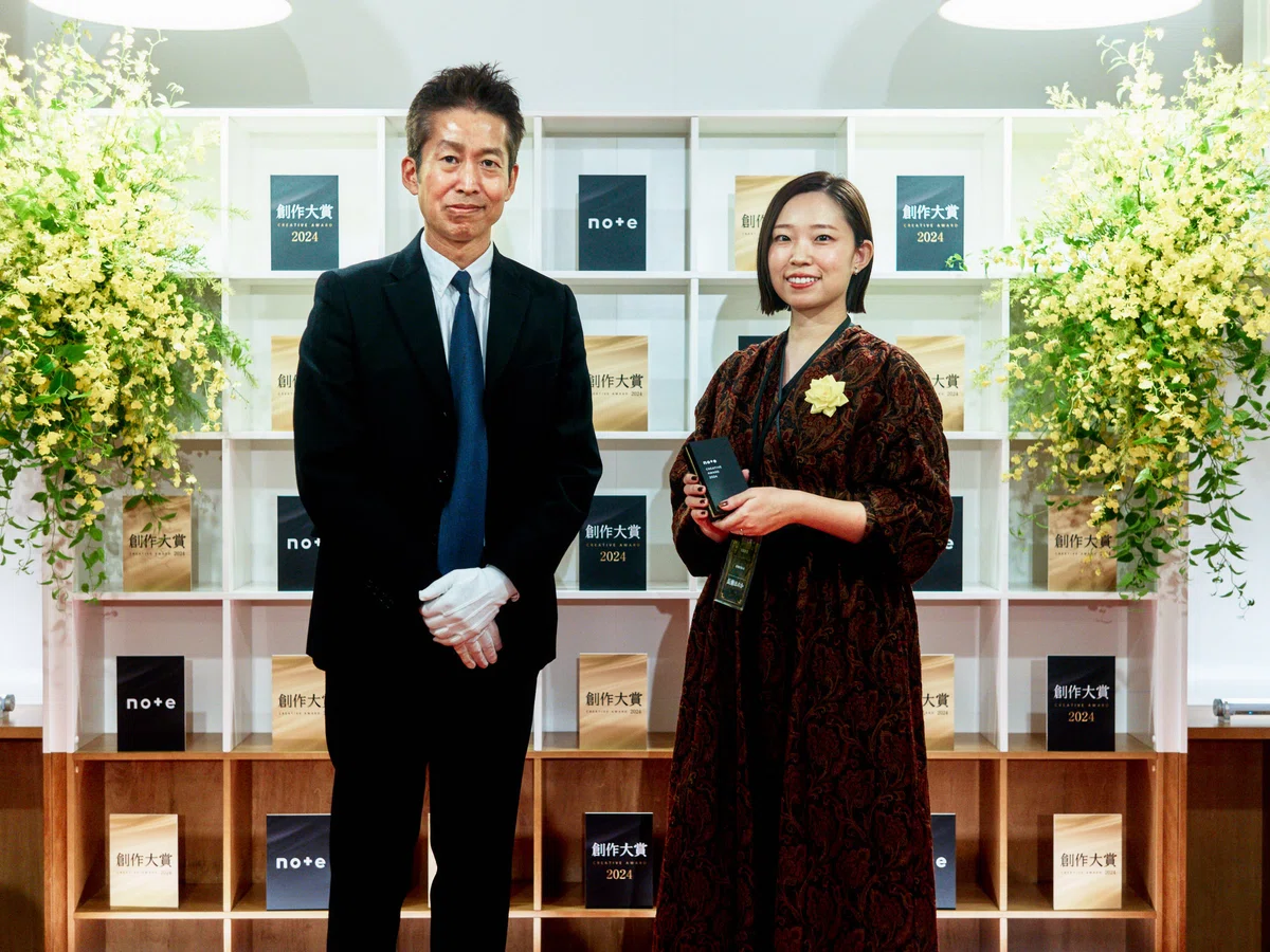 note代表の加藤(左)と長瀬さん(右)