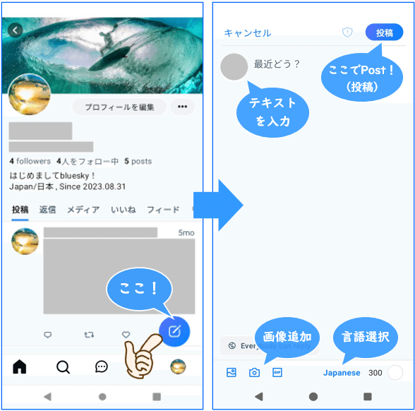 ブルースカイとXは真っ二つ⁉Xとの違い・登録方法・使い方情報満載