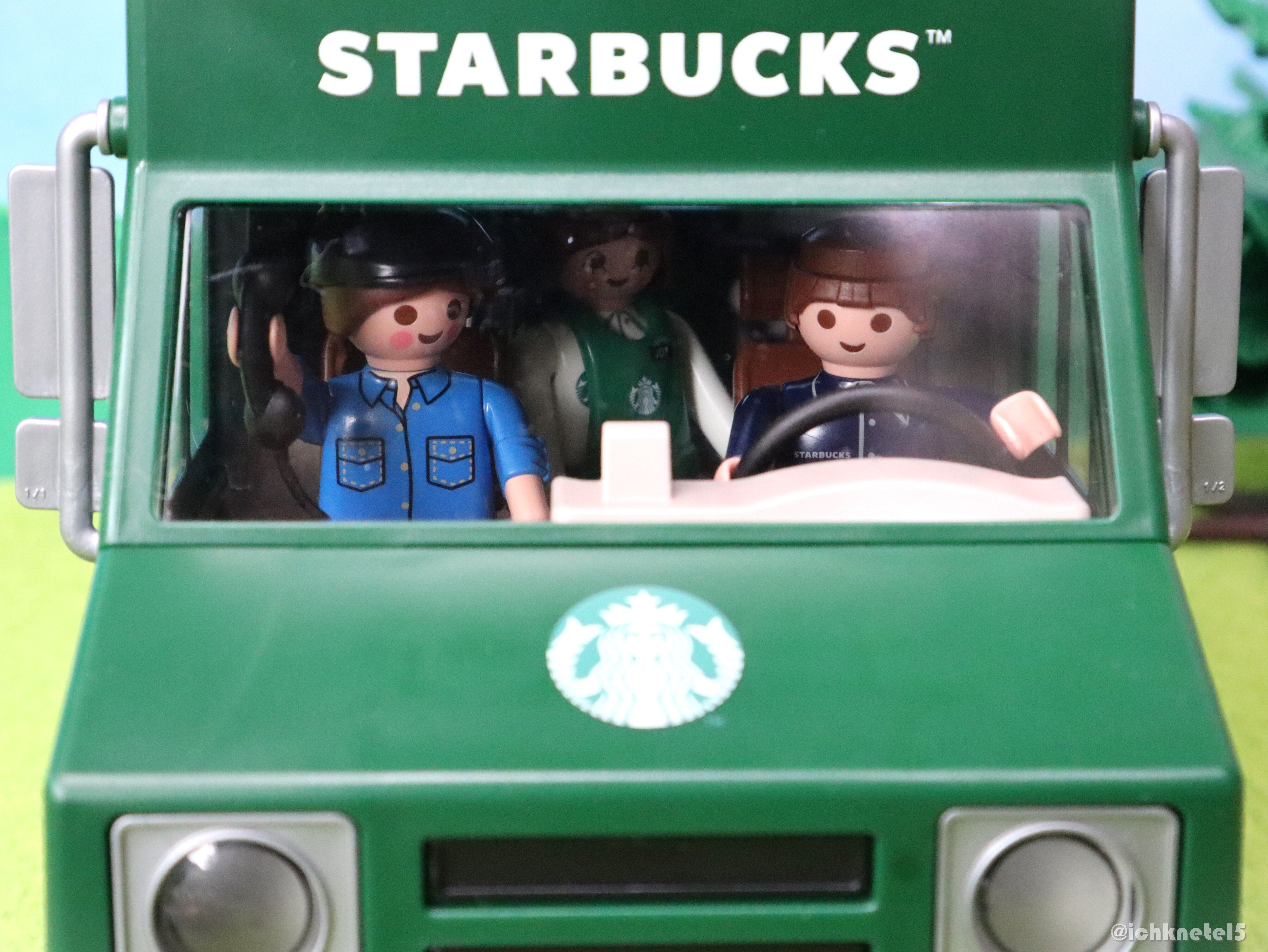 スタバのコーヒートラックがやってきた☕|こねてる×playmobil スタバのコーヒートラックがやってきた☕|こねてる×playmobil