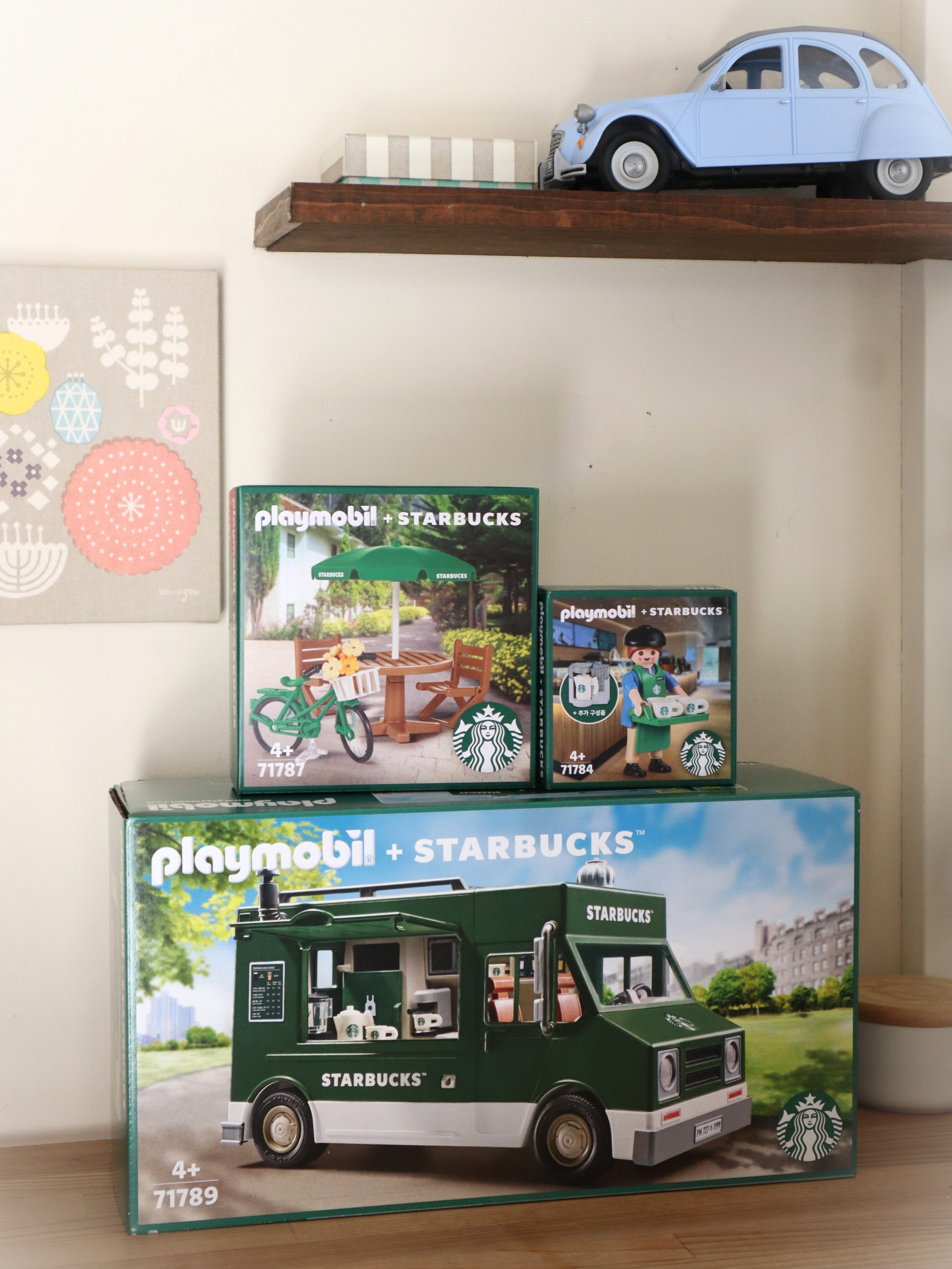 スタバのコーヒートラックがやってきた☕|こねてる×playmobil スタバのコーヒートラックがやってきた☕|こねてる×playmobil