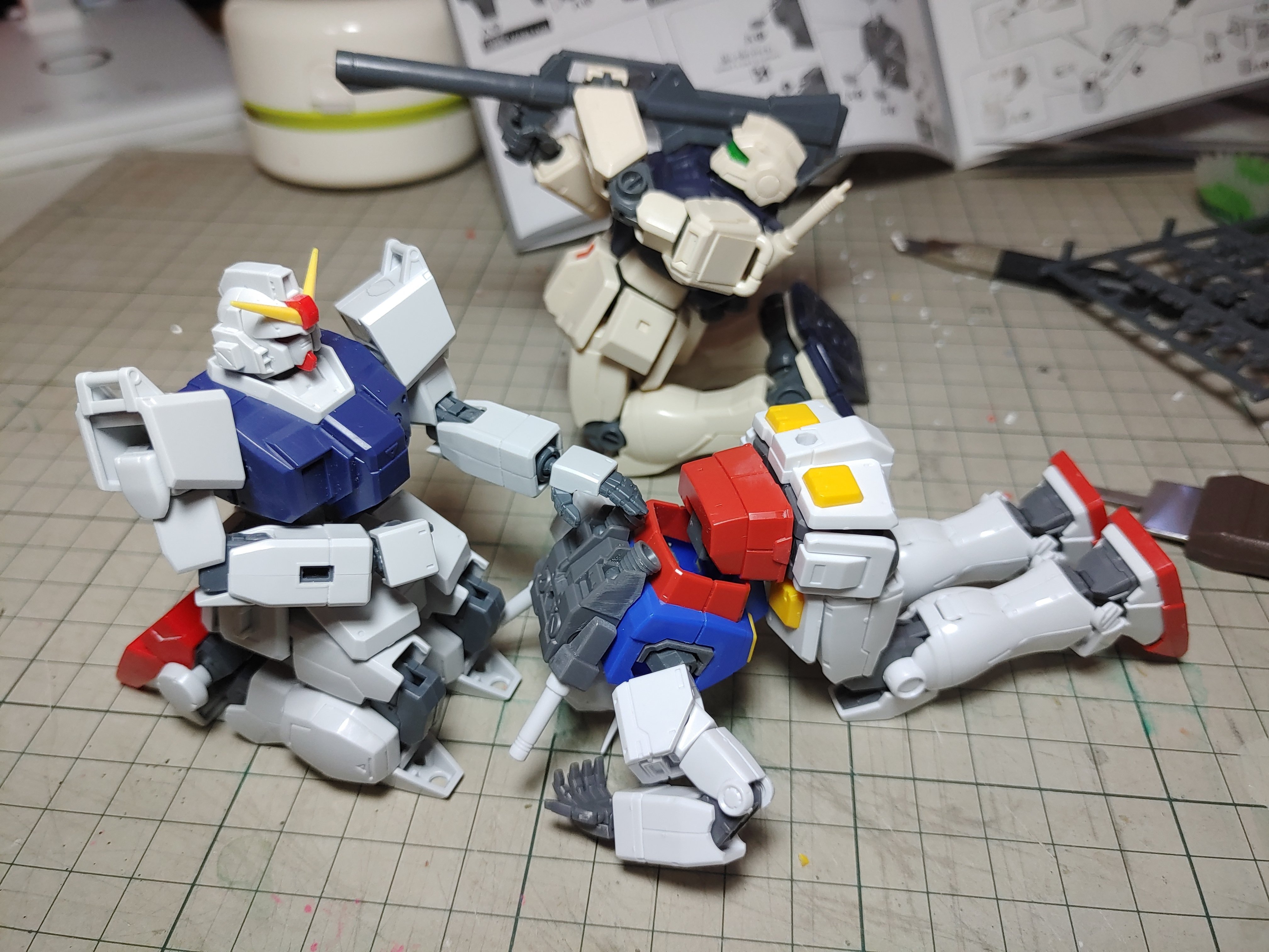 ガンプラ　組み立て済み　連邦MS GUNDAM FIX FIGURATION METAL COMPOSITE MS-06R-1A 高機動型ザク