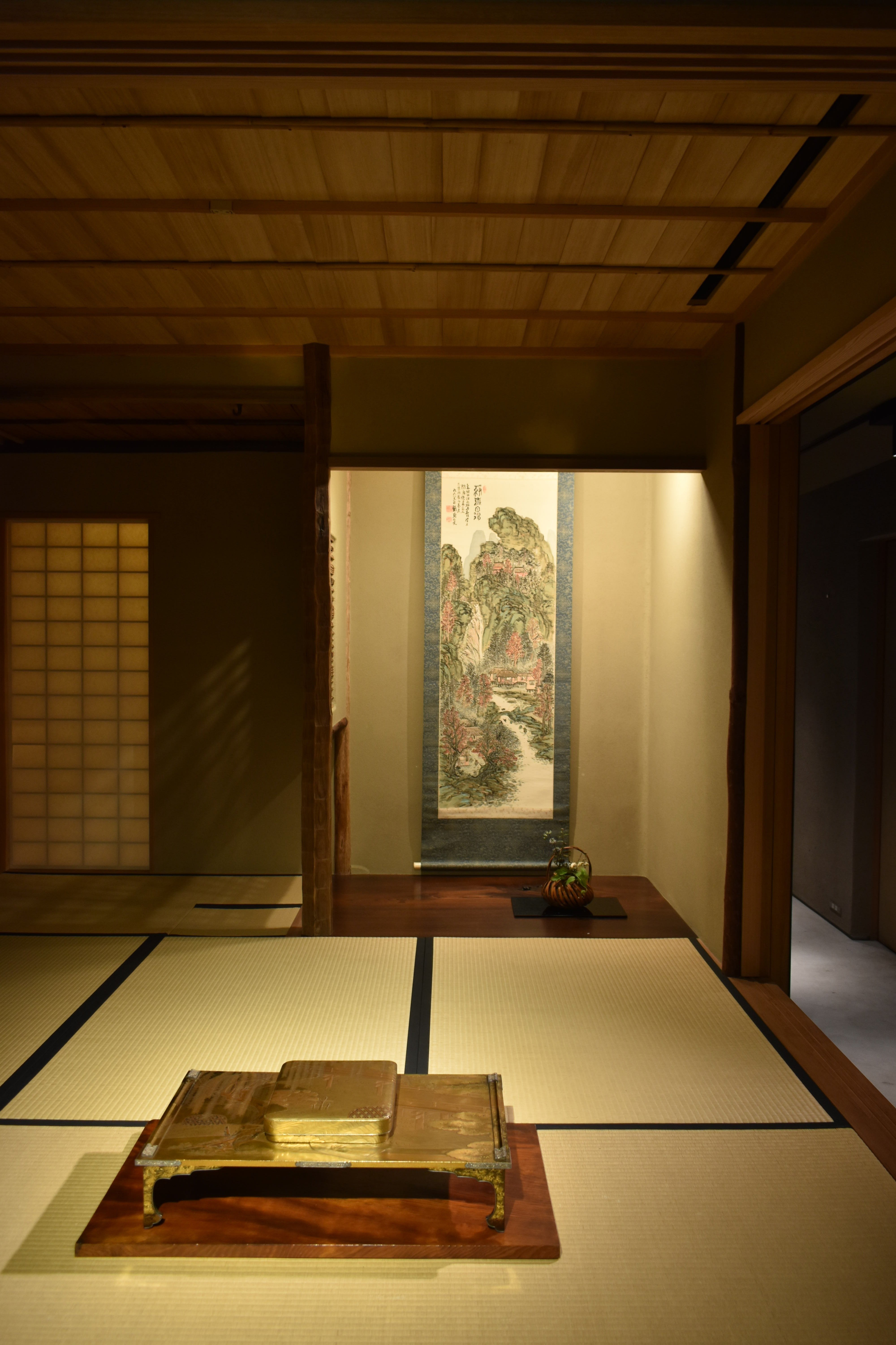 中島晃次「阿賀野川」油彩 画：サムホール サイズ