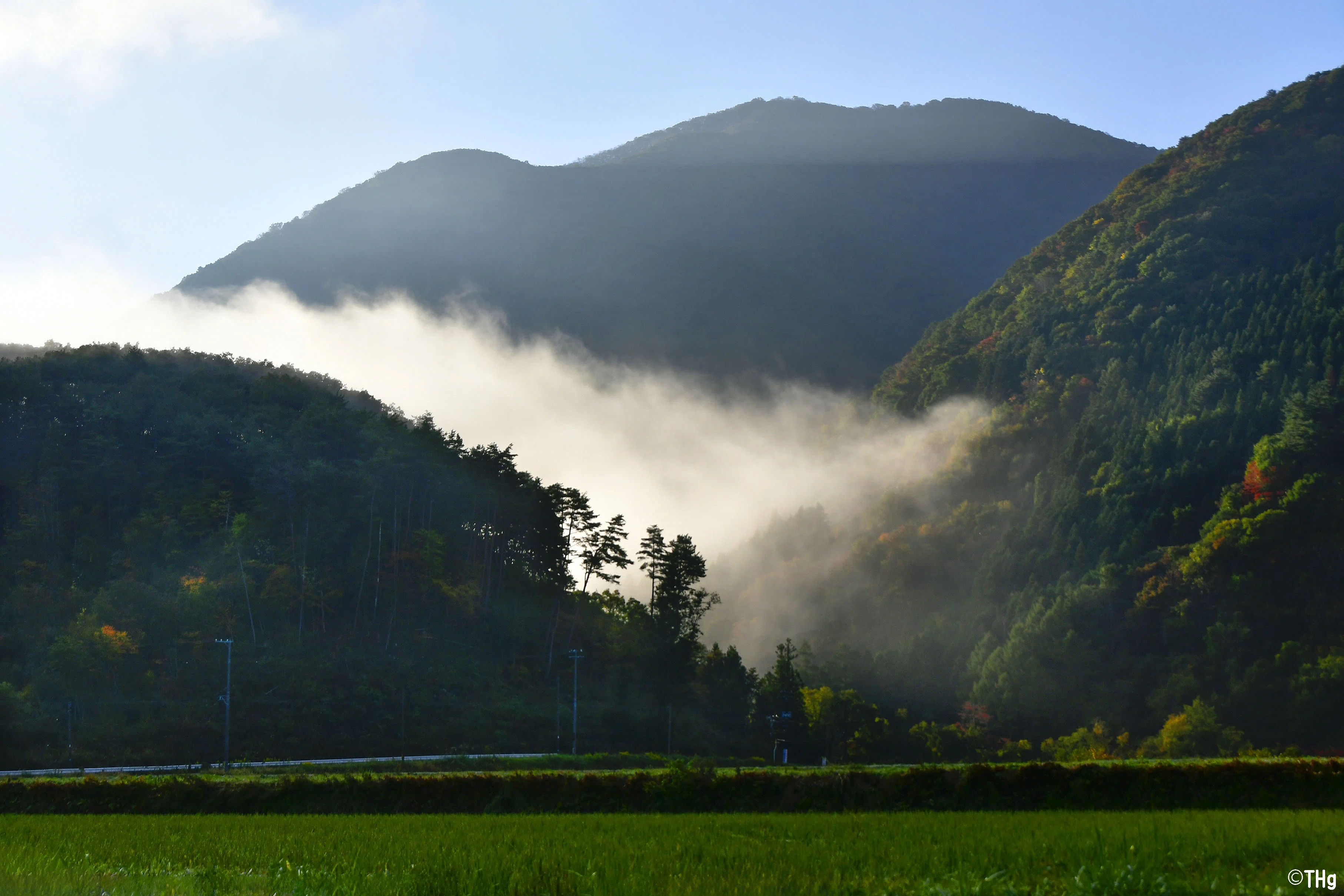 山裾の風景（会津若松市大戸町）｜taka