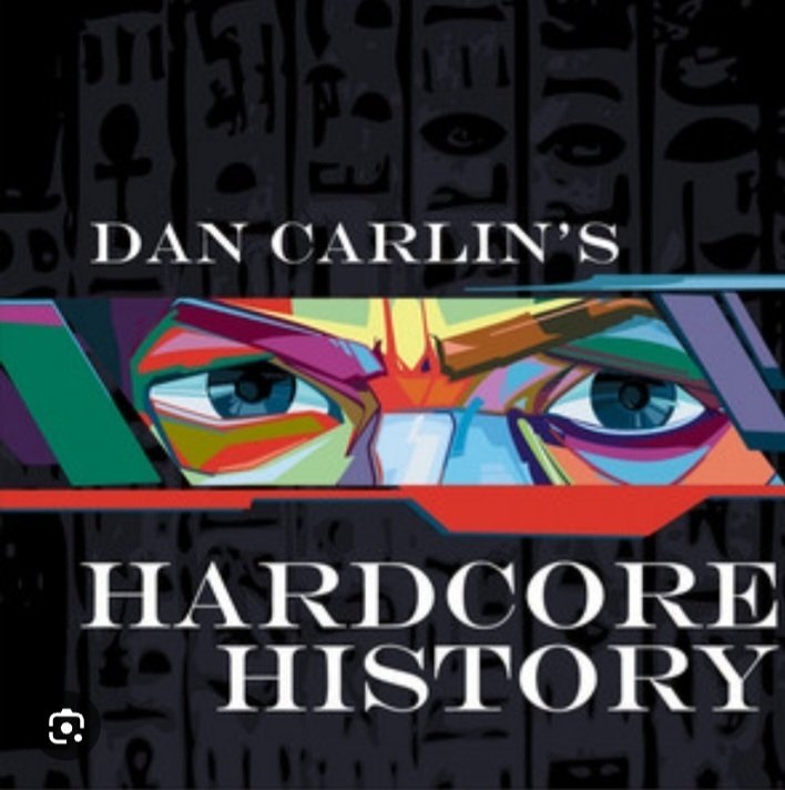 ポッドキャストのサムネイル。Dan Carlin's Hardcore History 